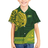 Samoa SUP Family Matching Puletasi and Hawaiian Shirt Samoan Motif Patterns - Polynesian Pride
