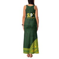 Samoa SUP Family Matching Tank Maxi Dress and Hawaiian Shirt Samoan Motif Patterns - Polynesian Pride