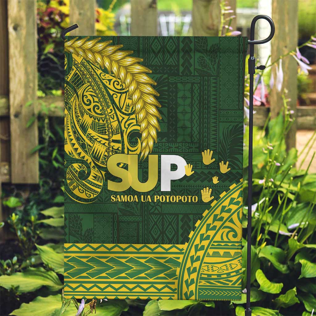 Samoa SUP Garden Flag Samoan Motif Patterns - Polynesian Pride