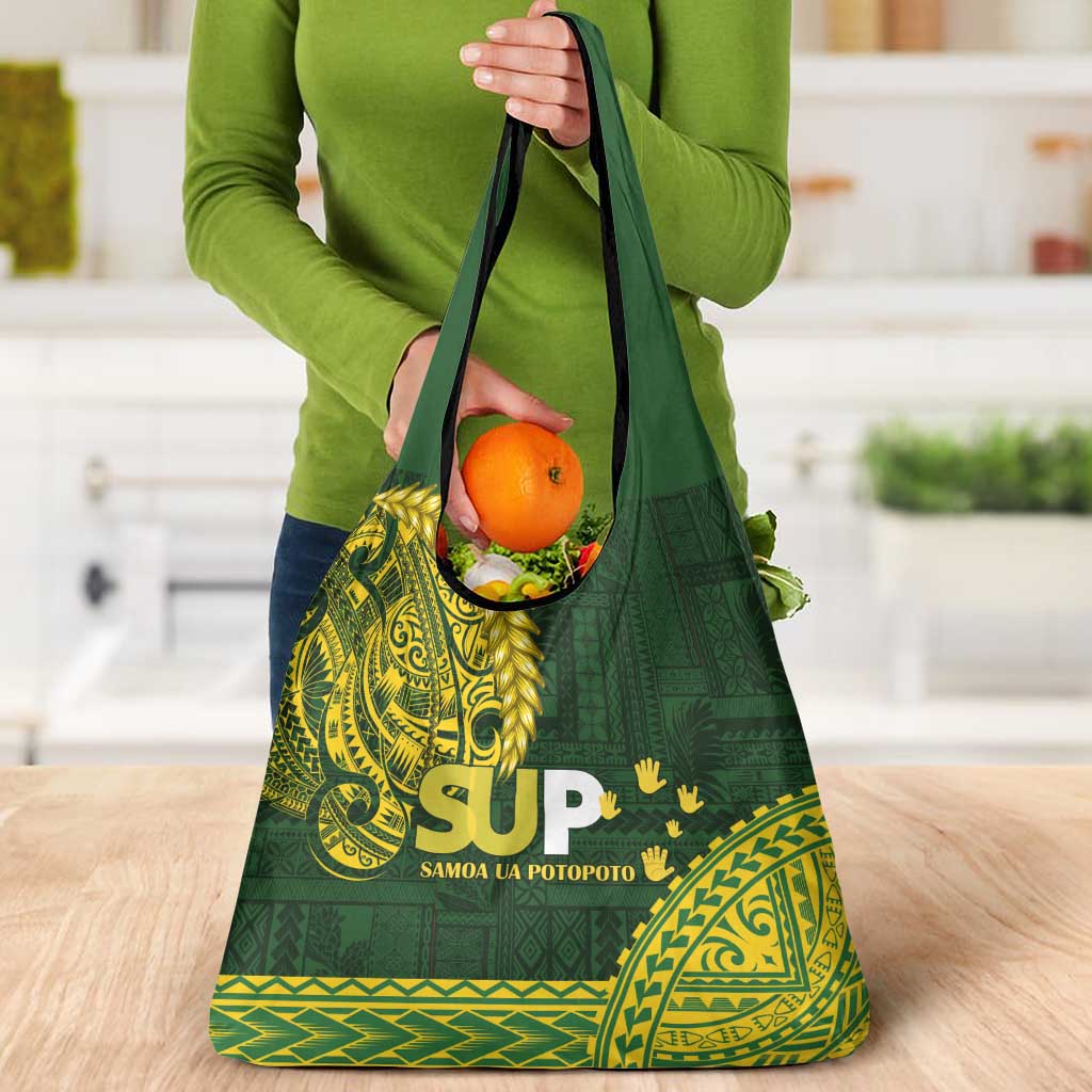 Samoa SUP Grocery Bag Samoan Motif Patterns - Polynesian Pride
