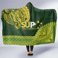 Samoa SUP Hooded Blanket Samoan Motif Patterns - Polynesian Pride