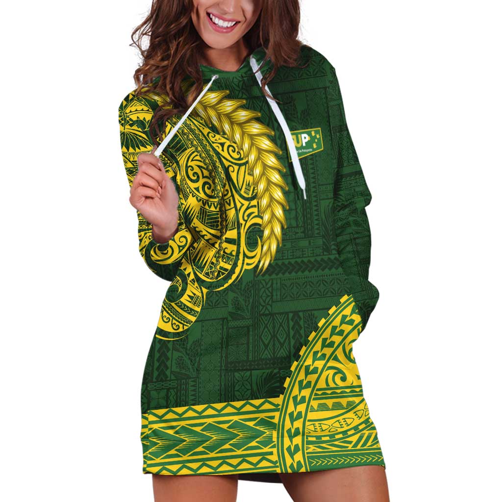 Samoa SUP Hoodie Dress Samoan Motif Patterns - Polynesian Pride