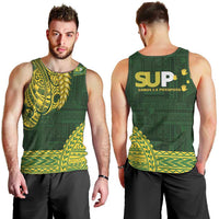 Samoa SUP Men Tank Top Samoan Motif Patterns - Polynesian Pride