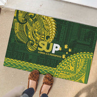 Samoa SUP Rubber Doormat Samoan Motif Patterns - Polynesian Pride