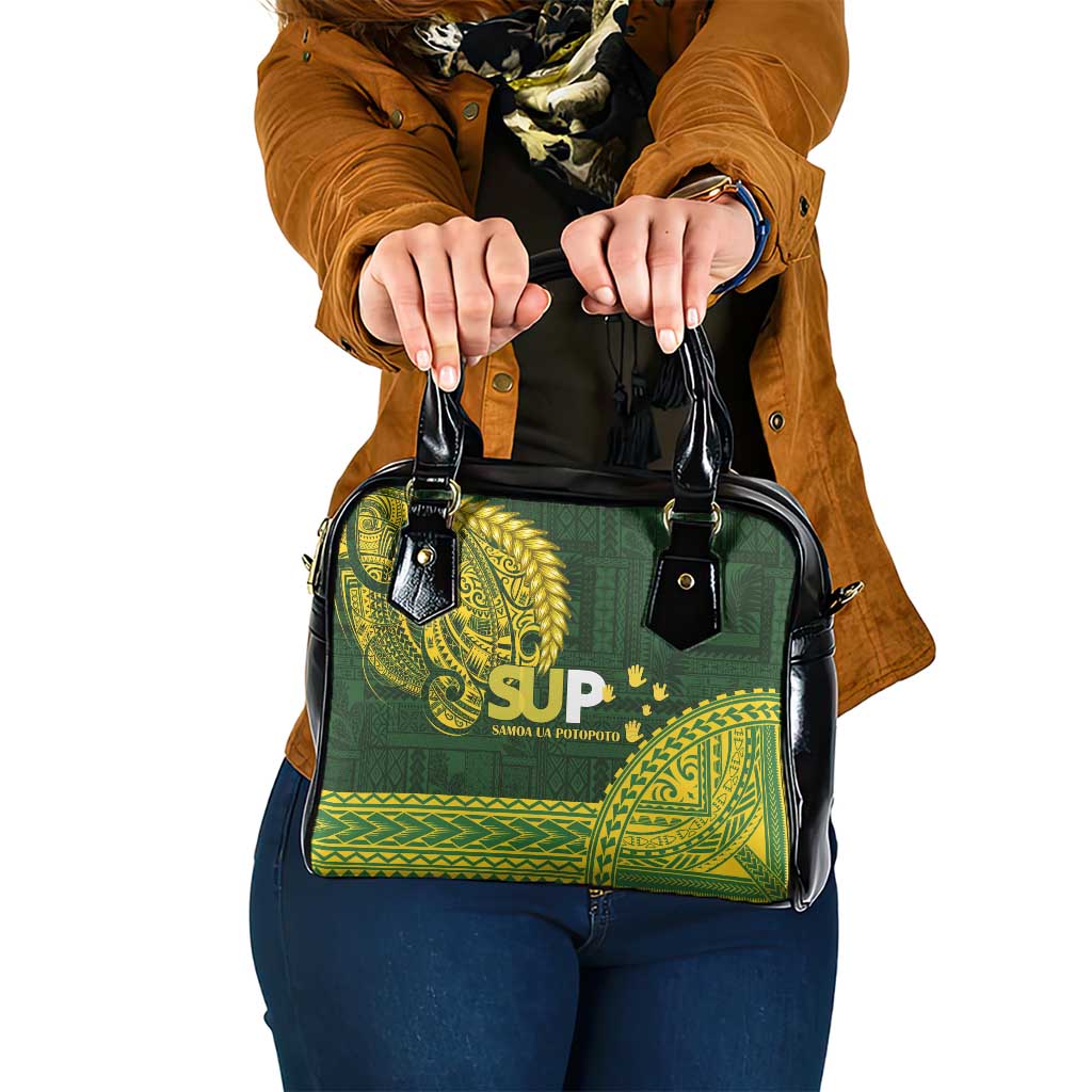 Samoa SUP Shoulder Handbag Samoan Motif Patterns - Polynesian Pride