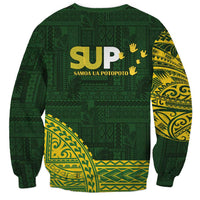 Samoa SUP Sweatshirt Samoan Motif Patterns - Polynesian Pride