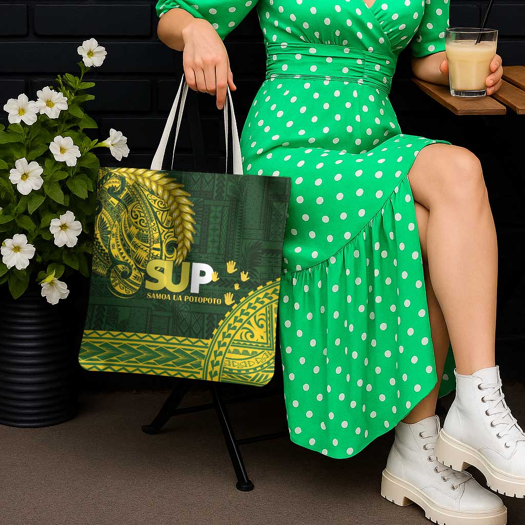 Samoa SUP Tote Bag Samoan Motif Patterns - Polynesian Pride