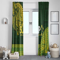 Samoa SUP Window Curtain Samoan Motif Patterns - Polynesian Pride