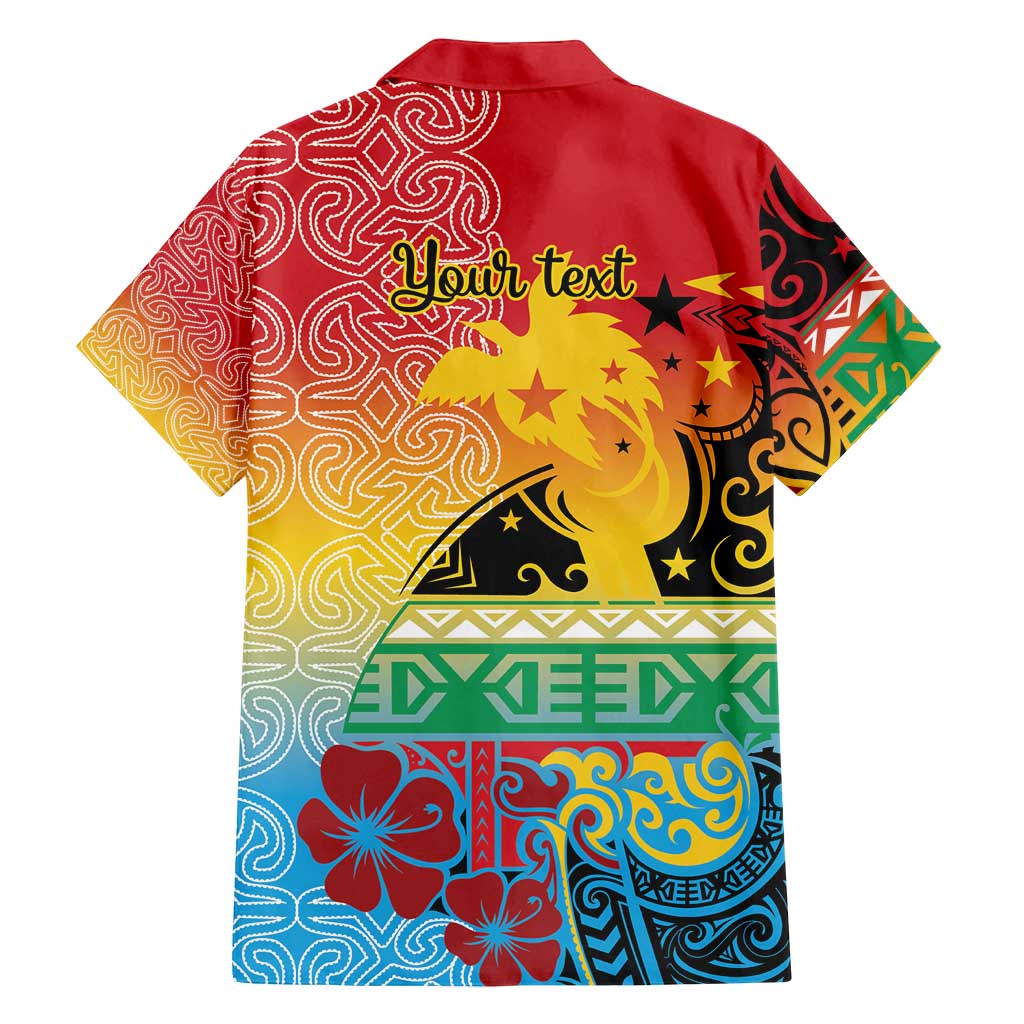Personalised Torba PNG Day Family Matching Long Sleeve Bodycon Dress and Hawaiian Shirt Oro Tapa Pattern LT9 - Polynesian Pride