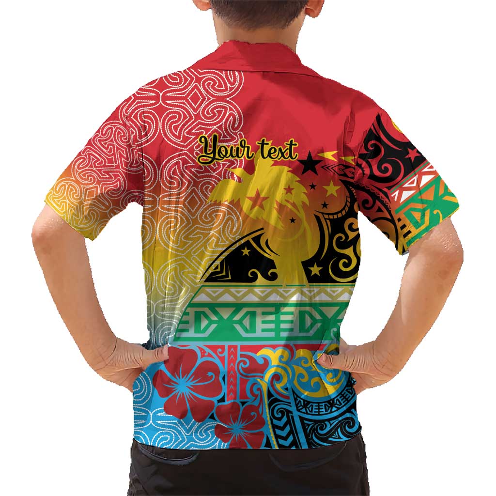 Personalised Torba PNG Day Hawaiian Shirt Oro Tapa Pattern - Polynesian Pride