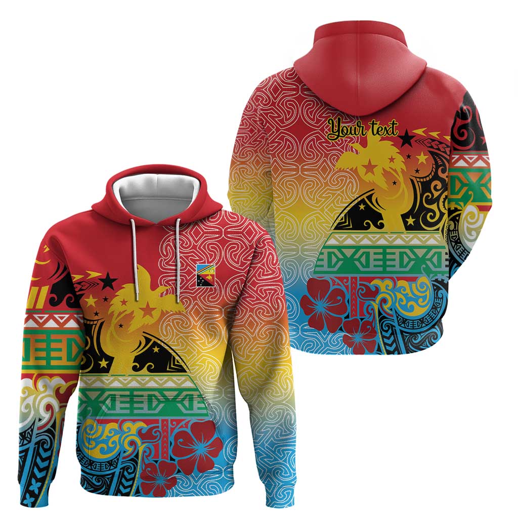 Personalised Torba PNG Day Hoodie Oro Tapa Pattern - Polynesian Pride