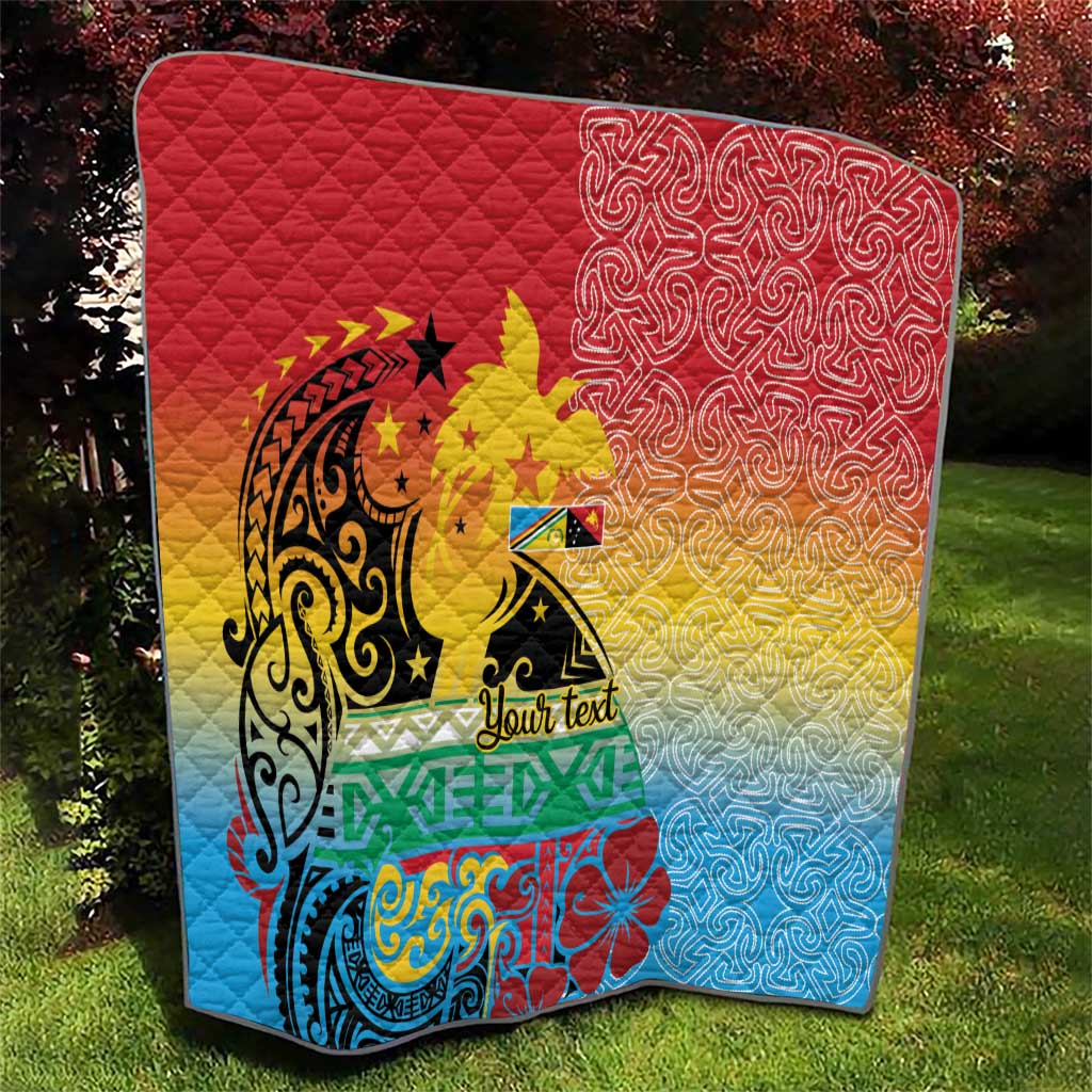 Personalised Torba PNG Day Quilt Oro Tapa Pattern - Polynesian Pride