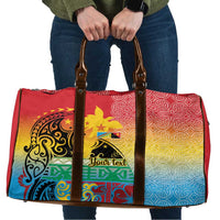 Personalised Torba PNG Day Travel Bag Oro Tapa Pattern - Polynesian Pride