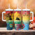 Personalised Torba PNG Day Tumbler With Handle Oro Tapa Pattern - Polynesian Pride