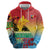 Personalised Torba PNG Day Zip Hoodie Oro Tapa Pattern - Polynesian Pride