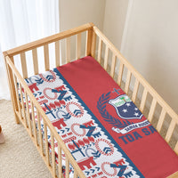 Samoan Warrior Island Heritage Baby Bed Cover Ocean Island Geometry Red Style LT9 - Polynesian Pride