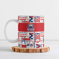Samoan Warrior Island Heritage Ceramic Mug Ocean Island Geometry Red Style LT9 Red - Polynesian Pride