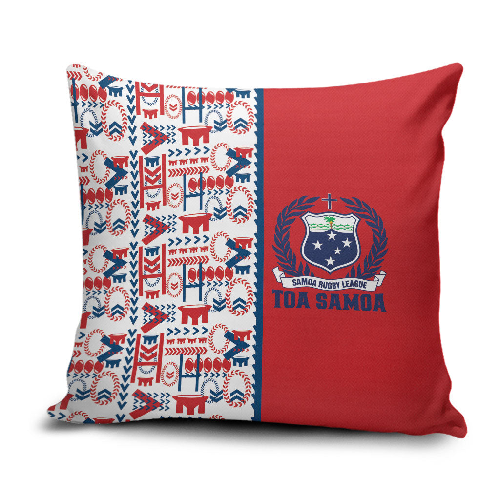 Samoan Warrior Island Heritage Pillow Cover Ocean Island Geometry Red Style LT9 Red - Polynesian Pride