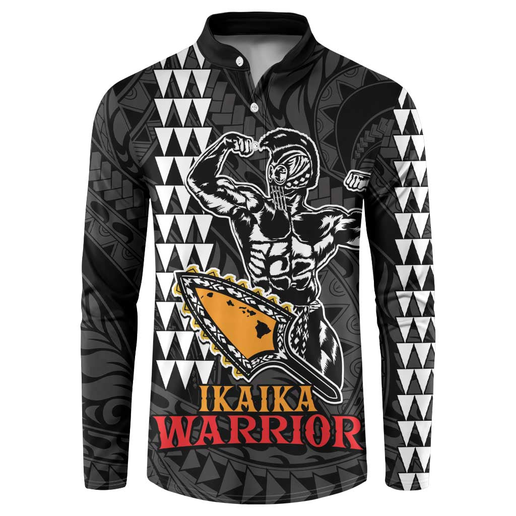 Aloha Spirit Ikaika Warrior Helmet Button Sweatshirt