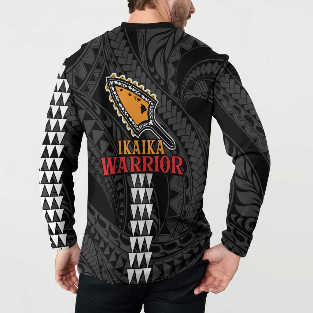Aloha Spirit Ikaika Warrior Helmet Button Sweatshirt