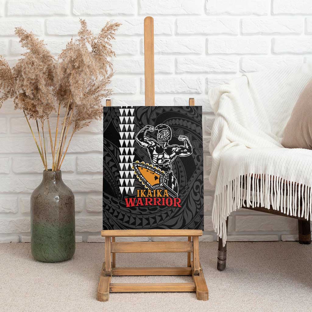 Aloha Spirit Ikaika Warrior Helmet Canvas Wall Art