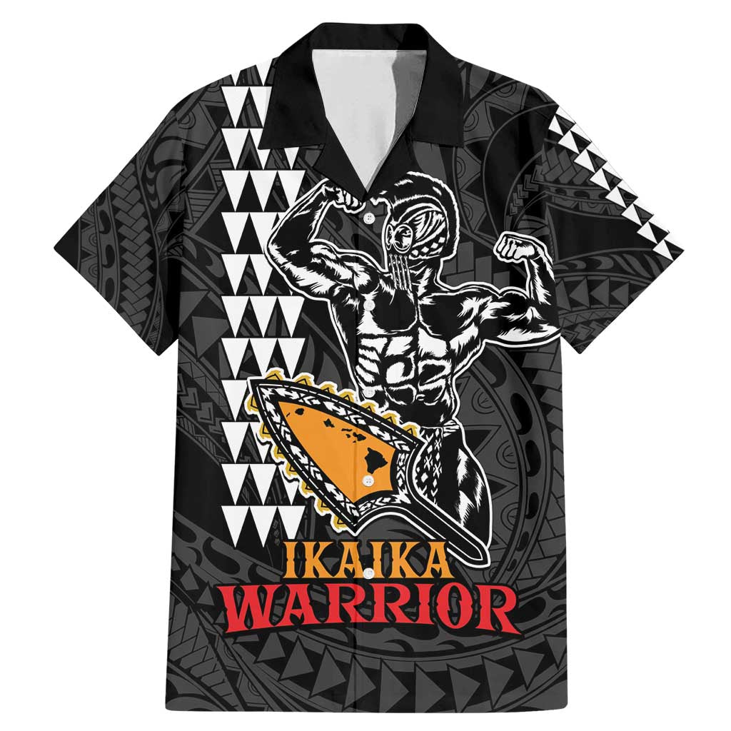 Aloha Spirit Ikaika Warrior Helmet Family Matching Mermaid Dress and Hawaiian Shirt