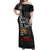 Aloha Spirit Ikaika Warrior Helmet Off Shoulder Maxi Dress