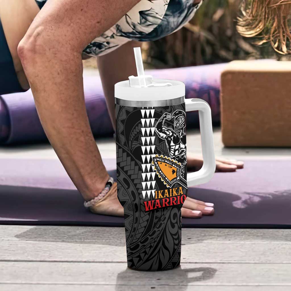 Aloha Spirit Ikaika Warrior Helmet Tumbler With Handle