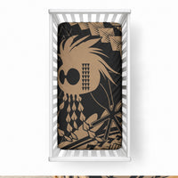 Ikaika Hawaiian Mythic Koa Tribal Warrior Baby Bed Cover LT9 28 × 52 in Gold - Polynesian Pride