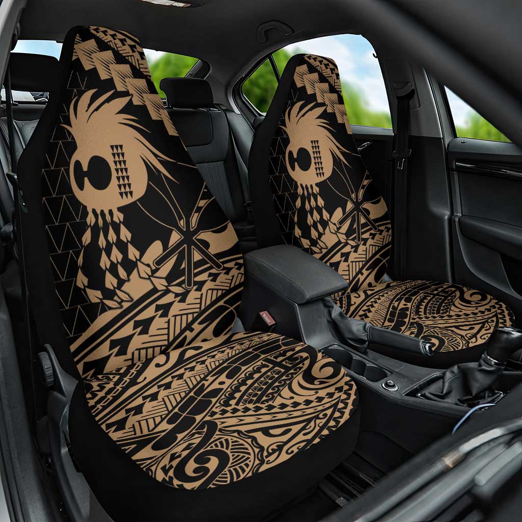 Ikaika Hawaiian Mythic Koa Tribal Warrior Car Seat Cover