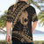 Ikaika Hawaiian Mythic Koa Tribal Warrior Hawaiian Shirt