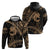 Ikaika Hawaiian Mythic Koa Tribal Warrior Hoodie