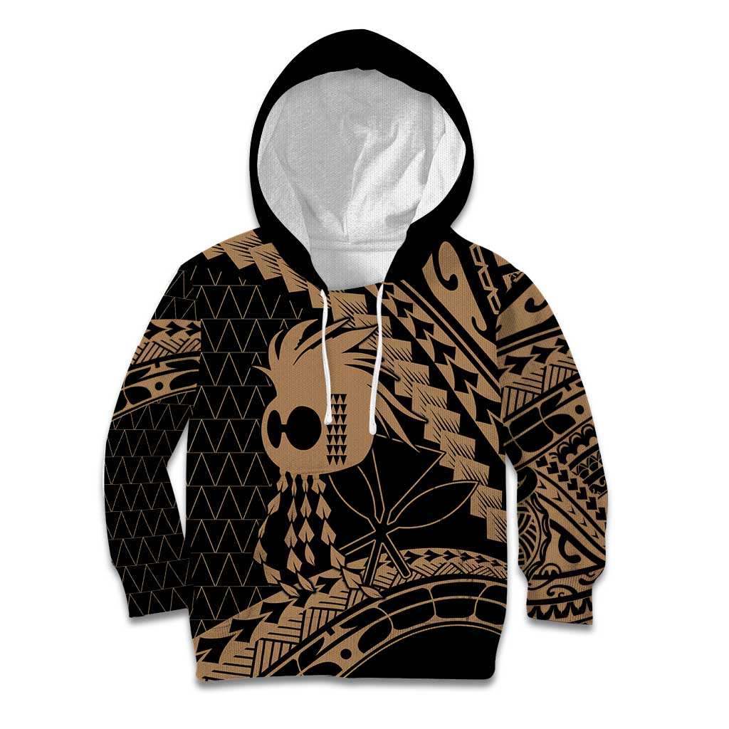 Ikaika Hawaiian Mythic Koa Tribal Warrior Kid Hoodie