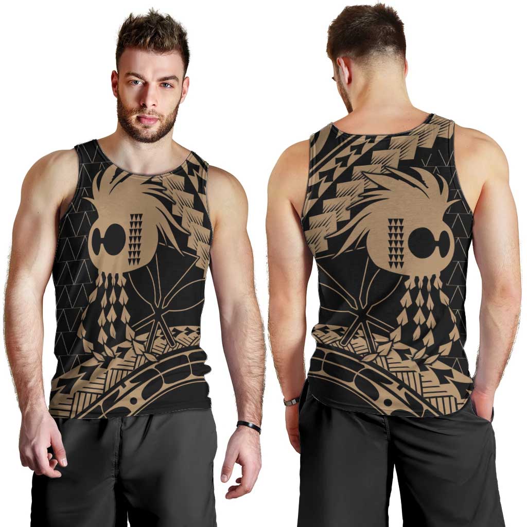 Ikaika Hawaiian Mythic Koa Tribal Warrior Men Tank Top