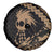 Ikaika Hawaiian Mythic Koa Tribal Warrior Spare Tire Cover