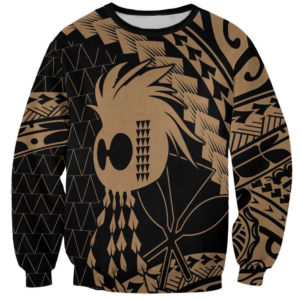 Ikaika Hawaiian Mythic Koa Tribal Warrior Sweatshirt