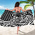 Koa Ikaika Warrior Helmet with Shark Sarong Black Kakau Style