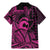 Koa Ikaika Warrior Helmet with Shark Family Matching Mermaid Dress and Hawaiian Shirt Pink Kakau Style