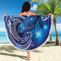 North Island Kokako and South Island Kokako Beach Blanket New Zealand Native Bird with Galaxy Vibe