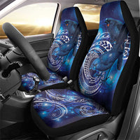 North Island Kokako and South Island Kokako Car Seat Cover New Zealand Native Bird with Galaxy Vibe LT9 - Polynesian Pride