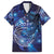 North Island Kokako and South Island Kokako Hawaiian Shirt New Zealand Native Bird with Galaxy Vibe