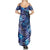 North Island Kokako and South Island Kokako Summer Maxi Dress New Zealand Native Bird with Galaxy Vibe