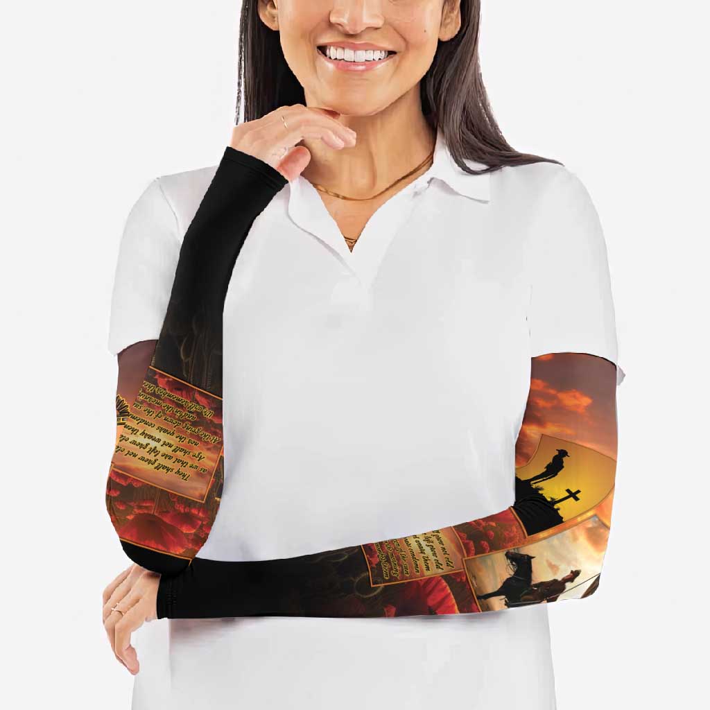 ANZAC Day Film Reel Lest We Forget Arm Sleeves Australia NZ Memorial