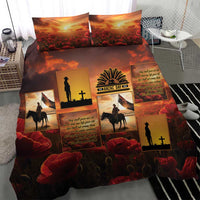 ANZAC Day Film Reel Lest We Forget Bedding Set Australia NZ Memorial