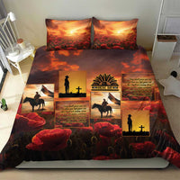 ANZAC Day Film Reel Lest We Forget Bedding Set Australia NZ Memorial
