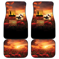 ANZAC Day Film Reel Lest We Forget Car Mats Australia NZ Memorial