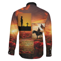 ANZAC Day Film Reel Lest We Forget Family Matching Off The Shoulder Long Sleeve Dress and Hawaiian Shirt Australia NZ Memorial