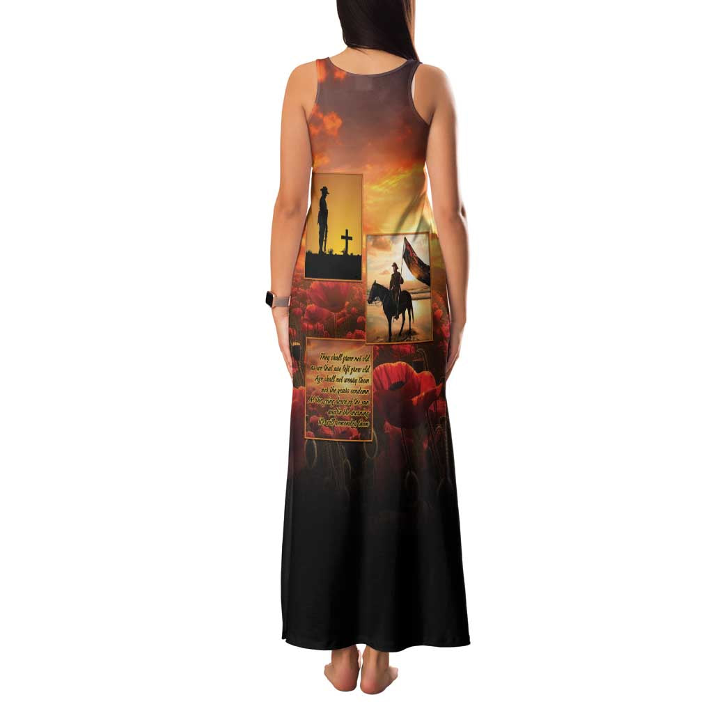 ANZAC Day Film Reel Lest We Forget Family Matching Tank Maxi Dress and Hawaiian Shirt Australia NZ Memorial LT9 - Polynesian Pride