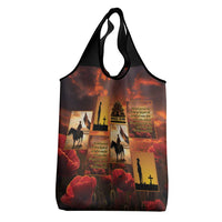 ANZAC Day Film Reel Lest We Forget Grocery Bag Australia NZ Memorial