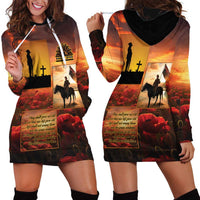 ANZAC Day Film Reel Lest We Forget Hoodie Dress Australia NZ Memorial